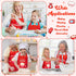 R HORSE Adults Kids Matching Apron Set | 2Pcs Adjustable Kitchen Apron with 2 Pockets | Gift for Cooking, Baking,