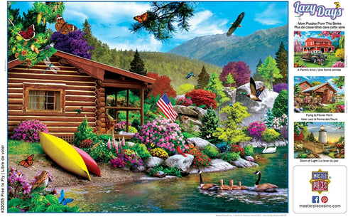 Masterpieces 750 Piece Jigsaw Puzzle - Free to Fly for Adults and Family, 18"x24"