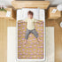 siphylline 52" 34" Pink Puppies Yellow Purple Striped Extra Large Resuable Changing Pad Covers Highly Absorbent Pee
