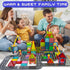 Set 3-5 4-8 5-7 3+ Magnetic Tiles Road with Crane for Kids Ages Preschool City Construction Kids Games Toddler Magnet
