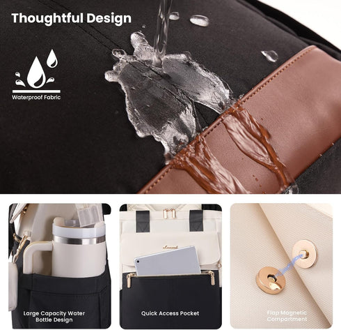 Backpack, LOVEVOOK Baby Diaper Bag Large Bag for Boys & Girls, Travel Waterproof Bags w/Changing Pad, Stroller Straps