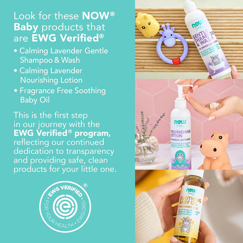 8-Ounce NOW Baby, Gentle Shampoo & Wash, Fragrance Free with No Artificial Fragrance, Parabens, Phthalates, Petrolatum