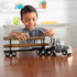 ERTL Freightliner 122SD Logging Truck Toy, 1:32 Scale with Trailer and Logs for Toddlers