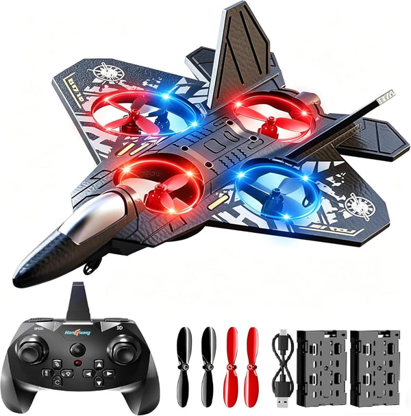 Generic Remote Control Airplane for Kids Boys Beginners 8-12, RC Plane with Light,