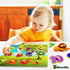 WOOODLIFY 5 Pack 1-3 2-4 Wooden Puzzles for Toddlers - Colorful Chunky Wooden Peg Puzzles - Educational Learning