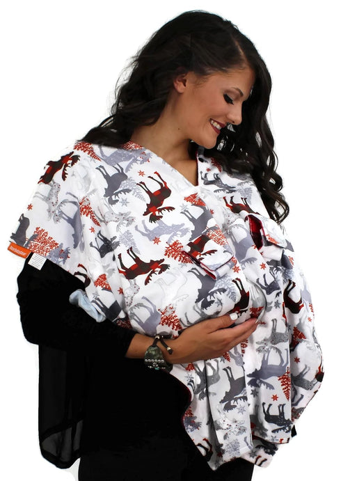 40"x30" Dear Baby Gear Car Seat Canopy - Unisex Infant Car Seat Cover - Soft and Breathable Fabric - Fits Most Carseats