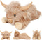 JellyMallow Highland Cow Weighted Stuffed Animals 5lbs 22in, Cute Weighted Plush Highland