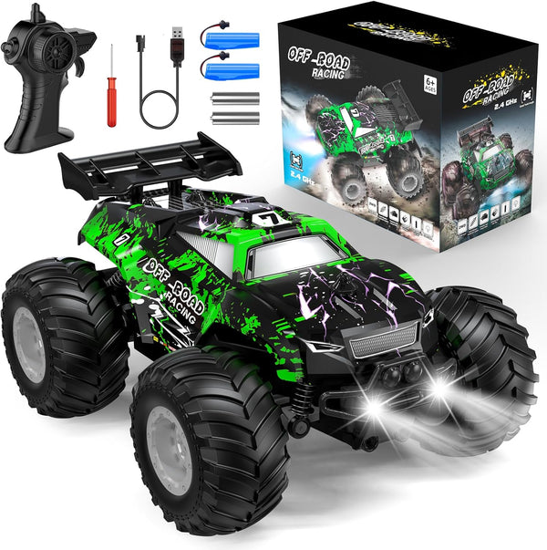 Remote Control Car, All-Terrain Remote Control Car for Boys, Rechargeable Rc Truck