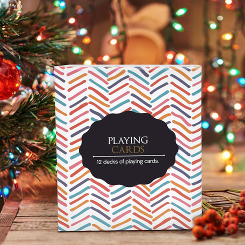 Playing Cards 12 Pack, Standard Poker Cards Set with 6 Unique Colors for Family Card Games