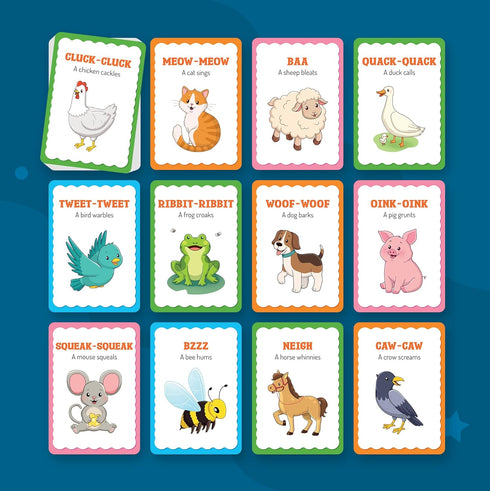 Speech Therapy Flash Cards for Toddlers 1-4, Learning Toys for Speech Development and Phonics