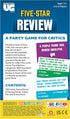 University Games, 5-Star Review Party Game, The Game of Crazy Reviews, for 2 or More Players Ages 12 and Up