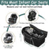 Car Seat Travel Bag for Graco SnugRide 35 Lite and Chicco KeyFit 30 - Padded Infant Carrier Bag
