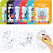 THE TWIDDLERS - 24 Pack Mini Coloring Books for Kids Ages 3+, Includes Castles, Dragons, Space, Pirate, Baking