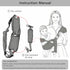 Smanlia 8-55lbs(Green) Baby Sling Carrier, Baby Carrier Newborn to Toddler Wrpas Carrier Essentials Safety, Portable