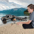 NKOK Realtree 1/18 Scale Free-Wheel Playsets, 10-PC Set with Ford F-250 Super Duty Fishing Boat