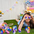 12 Pack Prefilled Easter Galaxy Slime Eggs,Galaxy Slime Easter Egg Fillers Stress Relief Easter Egg Hunt Filling Treats