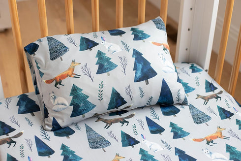 13x18 2 Pack Pobi Baby Cotton Pillowcase - Premium Toddler Pillowcase - Ultra Soft Jersey Knit - Crib Pillow, Kids