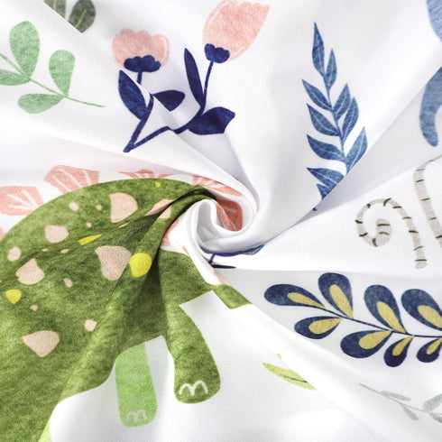 Sets Set 5 Set Toddler Bedding Twin Size for Girls, Dinosaur Toddler Crib Bedding Piece Floral Toddler Comforter