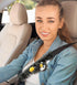 DolliBu Black Penguin Plush Car Seatbelt Cover, Soft Fluffy Cushion Support for Safety Seat Belt Strap
