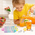 Woplagyreat 3 4 5 7 8 Ice Cream Fidget Toys, Push Bubble Sensory Toy for Kids Toddler Age Silicone Stress Relief Small