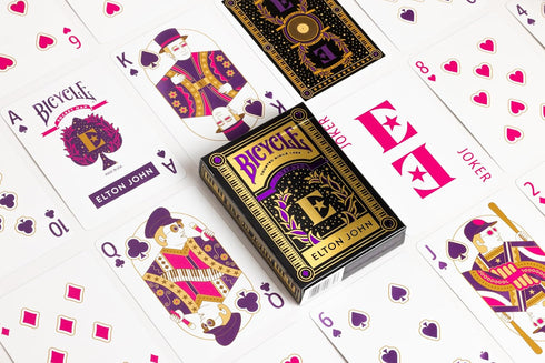 Bicycle Elton John Purple Playing Cards - 1 Deck