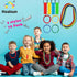 12 Pack, Sensory Chew Necklaces Stretchy Chewy Necklace Sensory Toys for Kids with Autism, ADHD, Biting, Teething