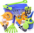 Set, Set 15 1-3, Set Dimple Garden Wagon & Tools Toy Kids Gardening - Pcs Outdoor Toys for Toddlers Sand Toys - Sturdy