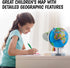 USA Toyz Illuminated Globe for Kids Learning, 3-in-1 STEM Kids Globe with Stand, LED Light, 9.75” Tall