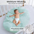 lasoftan 40 30 inches, 2 Jersey Swaddle Blanket, Ultra Soft Stretchy Receiving Blanket, Baby Girl Newborn Rainbow