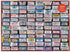 Galison Nantucket License Plates Puzzle, 1,000 Pieces, 20” x 27” – Jigsaw Puzzle Featuring a Collage of License Plate Photographs – Thick, Sturdy Pieces, Challenging Family Activity, Multicolor