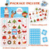 Funnlot Christmas Bingo Game for Large Group - Holiday Activity for 24 Players, Family, Preschool Classroom