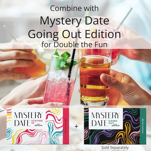 Mystery Date - 52 Scratch Off Card Home Date Night Activities, Conversation Starters for Couples