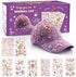Coosilion Gifts for Girls 4-12 Years Old - Decorate Your Own Baseball Cap with Cute Stickers, Arts & Crafts