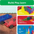 2 Set 3+ PicassoTiles Piece Car Truck Construction Kit Toy Vehicle for Magnetic Blocks Building Tile Sensory Magnet