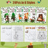24Pcs Dvbonike Woodland Animals Activity Books for Kids Forest Creatures Mini Fun Games Coloring Book in Bulk Wild