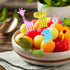 GO FRESH Food Picks for Kids, 30 Pieces Animal Bento Deco Set, Mini Cartoon Toothpick for Baby Showers and Kids Parties