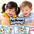 3-5 1-4 Sight Words Matching Game - Montessori-Inspired Early Letters & Reading for Ages & Players - Preschool