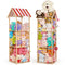 Edudif Stuffed Animal Storage, Space Saving Vertical Stuffed Animal Holder Wood, Easy