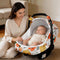 Pea Pod Car Seat Covers for Babies - Breathable Mesh Canopy with