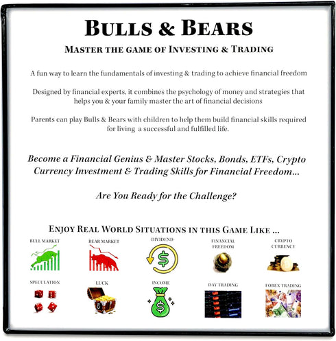 Life Sutra: Bulls & Bears - Easy-to-Play Financial Board Game for Ages 12+ | 2-6 Players