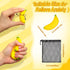 72 Leyndo Pcs Banana Stress Toys Banana Stretchy Toys Mini Relief Stress Balls Squeeze Balls Bulk Fidget Toy