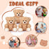 Liliful 8 Pieces 8 Inch Bear Stuffed Animal Bulk, Soft Plush Toys for Baby Shower and Birthday Party Gifts