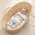 3 Pack PHF Soft Bassinet Sheets, Leaf&Mushroom Breathable Comfy Cradle Sheets for Baby Boys, No Slip Universal Fit