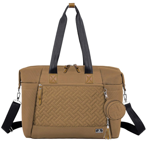 Dikaslon Diaper Bag Tote, Large Travel diaper tote for Mom and Dad,