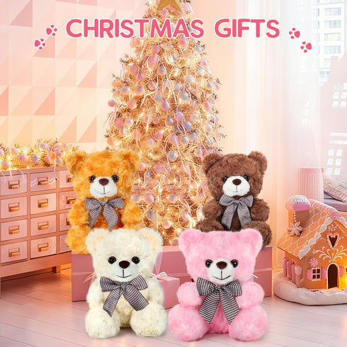 8 3+, Mothers Day Bear Gifts for Mom, Pink Teddy Bear Stuffed Animal, Valentines Day Gifts for Kids, Bear Gifts