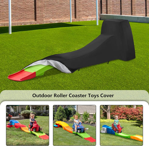 Cover for Step2 Up & Down Roller Coaster Toy, Waterproof Dust Proof Anti-UV Cover for Outdoor Roller Coaster