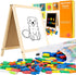 INNOCHEER Magnetic Letters and Numbers for Toddlers, Magnetic Board for Kids, ABC Alphabet Magnets, Educational Dry