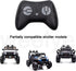 JR1839 2.4G Black Parental Remote Control Car, Bluetooth Remote Control Accessories,Matching JR Receiver Electric Ride