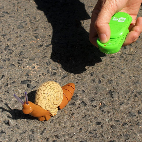 Realistic Remote Control Snail Toy - Electronic Crawling Insect for Kids