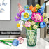 Set, 888 8+ PLAXSOON Flower Bouquet Building PCS Botanical Collection Building Block Toy, Flowers Rose Plant Home